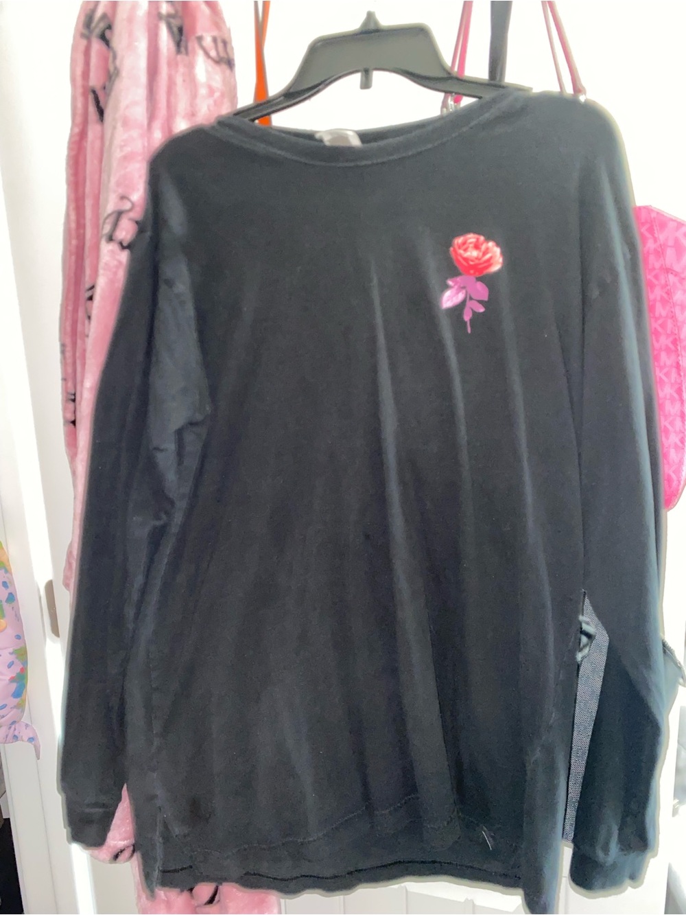 Victoria's Secret Black Crewneck Tee